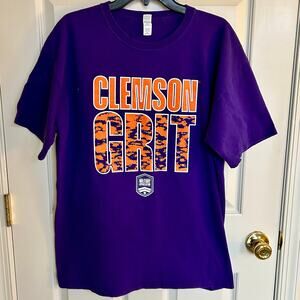 Clemson Grit XL Short Sleeve Men's Cotton T-Shirt